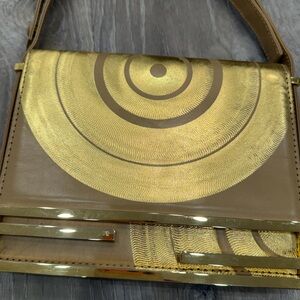 Fendi Gold Crossbody Bag